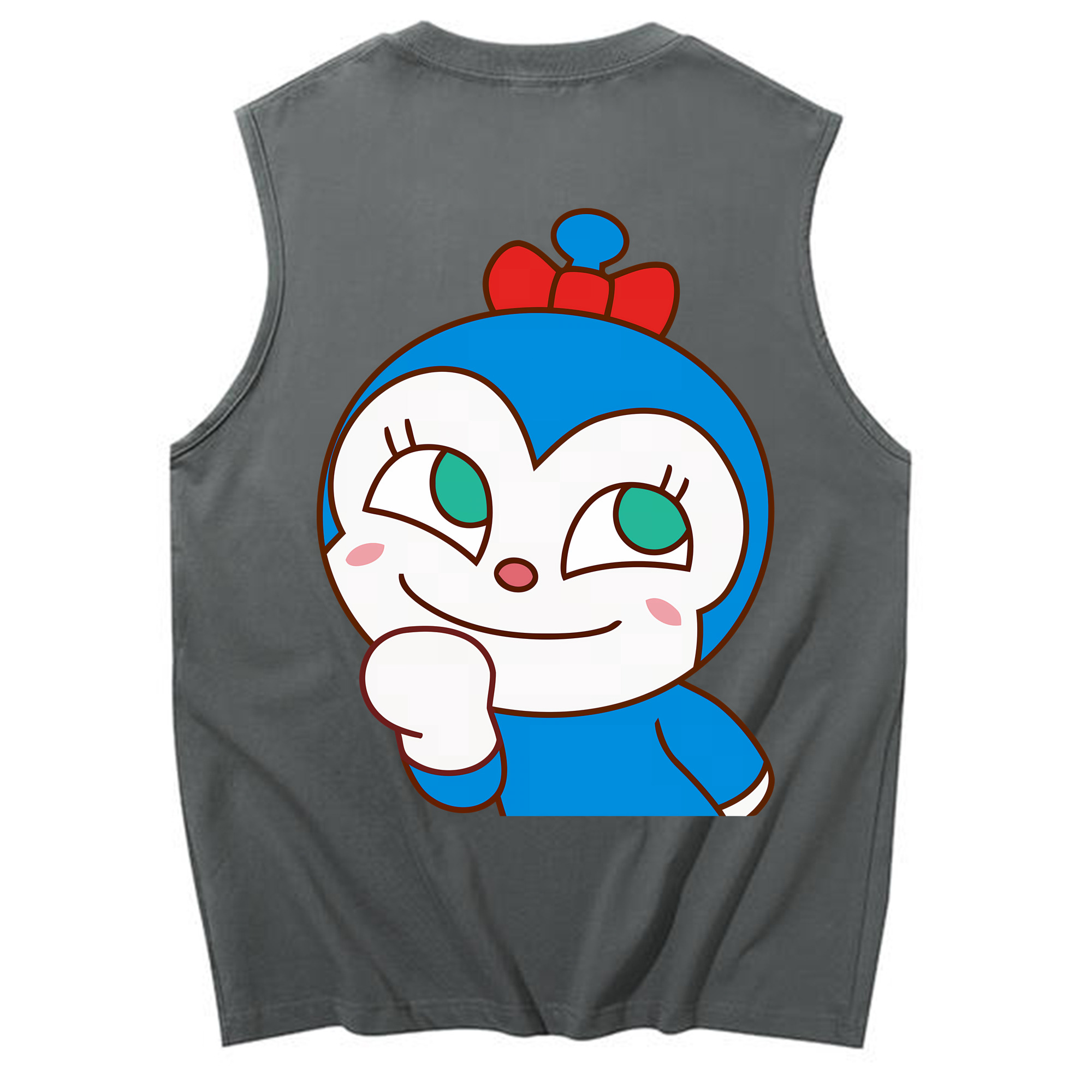 （画像用） アンパンマン Anpanman コットン100％タンクトップ（背面プリント）